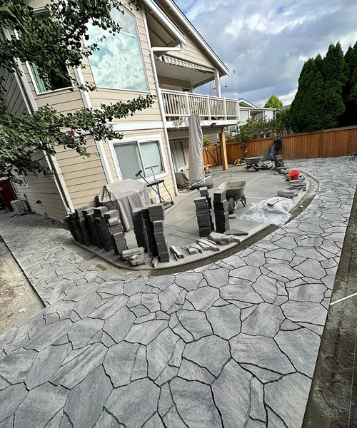 Retaining Wall, Steps, Paver Patio & Walkway in Edmonds 